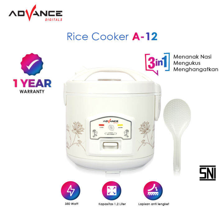 Rice Cooker Advance A12 1.2 Liter rice cooker kecil mini Penanak Nasi