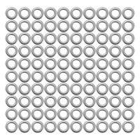 M5x10mm Stainless Steel Round Flat Washer for Bolt Screw 100Pcs