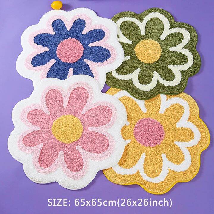 bathroom-soft-shape-flower-rug-non-slip-mat-bath