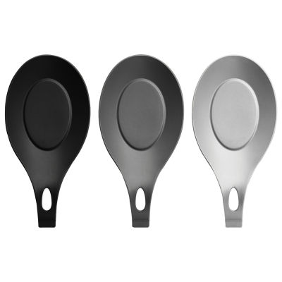 3pcs Heat Resistant Multifunctional Home Kitchen Turner Countertop No Scratch Tongs Spatula Anti Slip Dishwasher Safe For Stove Top Practical Silicone Spoon Rest