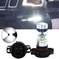 2Pcs LED Fog Light Blub PSX24W 2504สำหรับ Subaru BRZ XV JEEP Wrangler JK Patriot Dodge Journey Grand Caravan Calibre Captiva