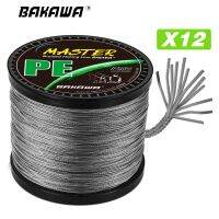 BAKAWA 12 Strands 300M 100M 500M 1000M PE Braided Multifilament Fishing Line Tresse Peche Saltwater Fly Weave for Carp Pesca Fishing Lines