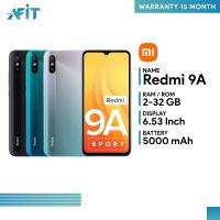 (แถมเคส+ฟิล์ม) Xiaomi Redmi 9A (2+32GB) สมาร์ทโฟนหน้าจอใหญ่ 6.53 นิ้ว แบตเตอรี่ 5000 mAh  ll ประกันศูนย์ไทย 15 เดือน