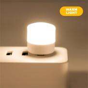 1 Chiếc Đèn LED Mini Bảo Vệ Ban Đêm Đọc Sách Mắt Tròn Cắm USB Nhỏ