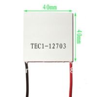 2pcs TEC1-12703 TEC Thermoelectric Cooler Voltage Regulator SMD Peltier 12703 Cooling System Megmoki Electrical Circuitry Parts