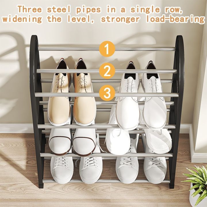 small-shoe-storage-solution-multi-layer-shoe-hanger-shoe-organizer-dustproof-shoe-cabinet-space-saving-shoe-storage