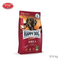 ? { ส่งฟรี } ?  Happy Dog Africa 12.5kg อาหารสุนัขโตสูตรเนื้อนกกระจอกเทศและมันฝรั่ง  บริการเก็บเงินปลายทาง