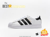 รุ่นอดิดาส Superstar - White ( SIZE : 36-45 (EU) ) รองเท้าลำลอง รองเท้าผ้าใบสำหรับผู้ชายและผู้หญฺิง (จัดส่งพร้อมกล่องครบเซต)