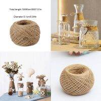 100M Retro Handmade Jute Rope DIY Lighting Decor Twine Party Gift Wrap Packing Rope Home Decor