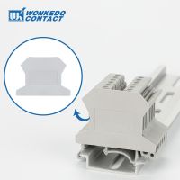 100Pcs D-UK1.5 Barrier Plate For UK1.5N Screw Wire Connector UK 1.5 Din Rail Terminal Block Protection Against Contact End Cover