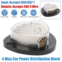 4Way 1*0 4*4 Splitter Wire In Power Car Distribution Block