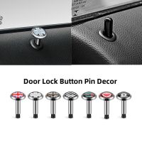 2pc Car Door Safety Metal Bolt Door Lock Button Pin Decor For MINI COOPERS S One JCW F53 F54 F55 F56 F60 R50 R55 R56 R57 R60 R61