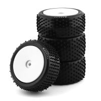 4Pcs 86mm 1/10 RC Off-Road Car Rubber Tires Wheels Tyres for 144001 144010 124019 104001