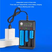 ✶♘ 2023 New Black 18650 Battery Charger 1 2 4 Slots AC 110V 220V Dual For 18650 Charging 3.7V Rechargeable Lithium Battery Charger