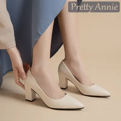 Pretty Annie รองเท้าเเตะ รองเท้าหัวโตผญ รองเท้าแตะหญิง รองเท้าแตะเกาหลี รองเท้าแฟชั่นผู้หญิง รองเท้าแฟชั่น PA22092901