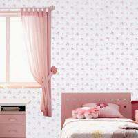 Self Adhesive Wallpaper เด็กผู้หญิงดอกไม้ในห้องนอนวอลล์เปเปอร์ลายดอกไม้ม้วนวินเทจสำหรับเด็กห้องนั่งเล่น0.45*10เมตร