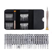 25 in 1 Repair Tools Kit for iPhone Camera Watch Tablet PC Set Electronic Torx Screwdriver Opening  Mini Precision Screwdriver Tool Sets