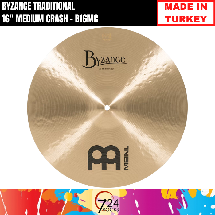 724ROCKS MEINL Cymbals - MEINL Byzance Traditional 16