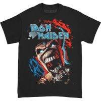 Hot sale Iron Maiden band graphic Mens 100% Cotton Round Neck Short Sleeve T-Shirt  Adult clothes