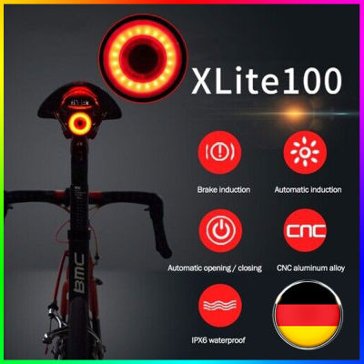 100จักรยานชาร์จไฟกระพริบ Rücklicht ไฟจักรยานเบรค Usb หาง Fahrradlicht USB Fahrradlicht