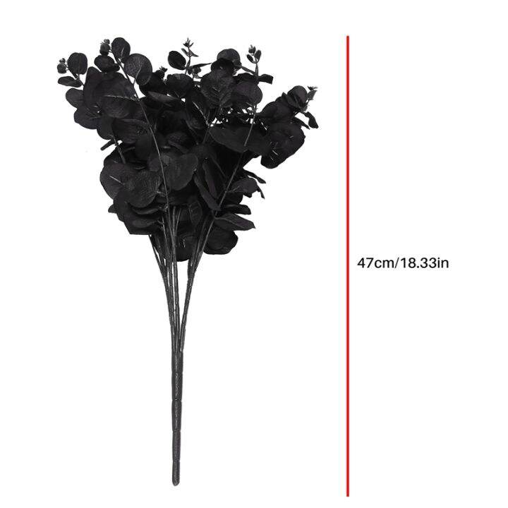 20-heads-artificial-black-eucalyptus-fake-flower-plant-wedding-party-decoration