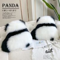 【CW】 Throw Pillows Super Angry Back View Wool / Artificial Cushion for Bed Sofa Floor