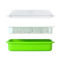 Seed Sprouter Tray BPA Free PP Soil-Free Wheatgrass Grower Lid Plate Hydroponic