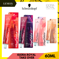 Schwarzkopf Igora Royal Pastelfier/Nudes/Dusted Rough/Nocturnes 60ml ชวาร์สคอฟ อีโกร่า รอยัล เทค โอเวอร์ พาสเทล/นู้ด/รัฟ/น็อคเทิร์น (Red แดง,Purple ม่วง,Pink ชมพู,Nude)