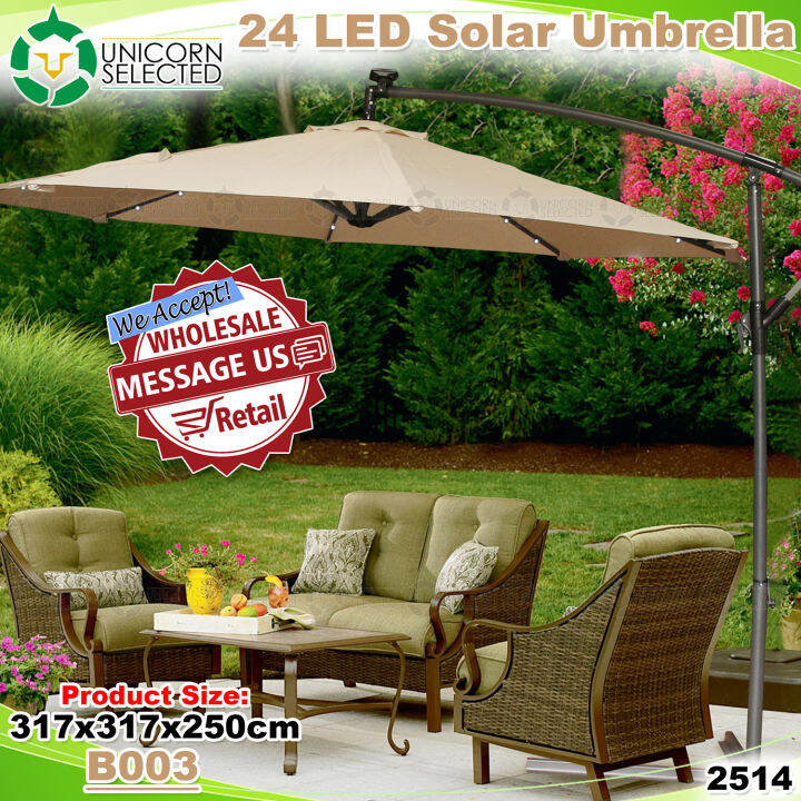 Unicorn Selected 40SLL2.7 PREMIUM 40 LED SOLAR Umbrella Powered