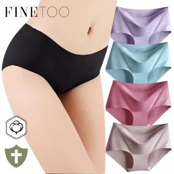 Finetoo Women Seamless Shaper Panties High Waist Underwear S-3xl Plus Size  Tummy Control Underpants Anti-slip Slimming Shapewear