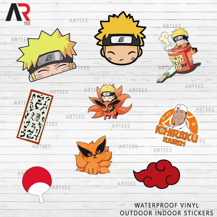 naruto shippuden waterproof sticker outdoor indoor sticker anime lover design naruto sticker artee lazada ph