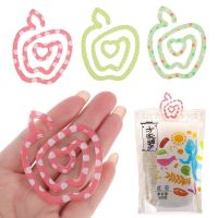 Apple Shape Bookmarks New Multifunction Plastic Food Snack Seal Clips Portable Creative Page Holder Clip Kitchen Storage