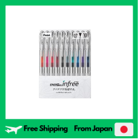 Pentel หมึกเจลปากกาลูกลื่น Energizer ปราศจาก BL77TL-10สี0.7มม. 10สี