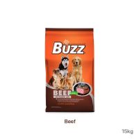 BUZZ Dog Food Balance Nutrition Beef Flavor บัซซ์ บาลานซ์ นิวตริชั่น อาหารสำหรับสุนัขโต รสเนื้อ 15kg