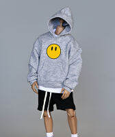 16 Scale ทหารชายแฟชั่นยิ้มพิมพ์ Sweatsirt กีฬาหลวม Hoodies Street สไตล์ Hip Hop Top Coat สำหรับ12 "Action Figure