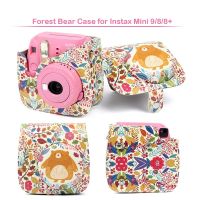 เคสสำหรับ Fujifilm Instax Mini 9/8ฟิล์มสำเร็จรูปกล้องป้องกันปกหนัง PU กระเป๋าพร้อมกระเป๋ากล้อง Tali Bahu