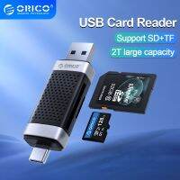 ORICO ประเภท C เครื่องอ่านการ์ด USB3.0สมาร์ทเครื่องอ่านการ์ดแบบพกพา2-In-1เป็น SDXC, SDHC,หน่วยความจำ MMC การ์ดอะแดปเตอร์คอมพิวเตอร์แล็ปท็อปอุปกรณ์เสริม