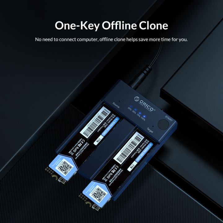 ช่องคู่-m-2-nvme-แบบออฟไลน์-usb-โคลนแบบออฟไลน์-c-3-1-gen2-10gbps-สำหรับคีย์-m-amp-m-b-คีย์-nvme-เอสเอสดีของเครื่องพีซีตัวอ่านฮาร์ดไดรฟ์-ssd