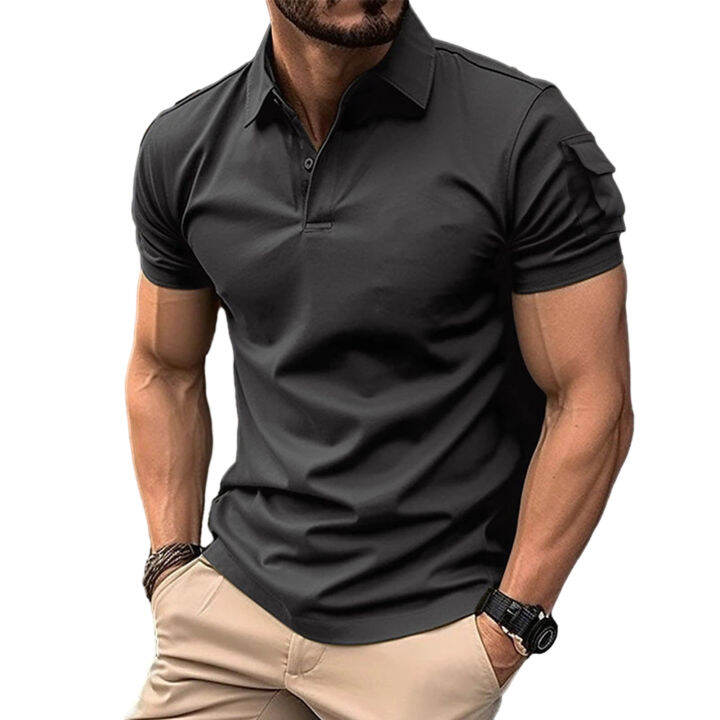 Solid color golf shirts hot sale