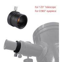 ZZOOI StarDikor Telescope Eyepiece Mount Adapter 1.25" to 0.965" Adapter 31.7mm to 24.5mm Fully Metal