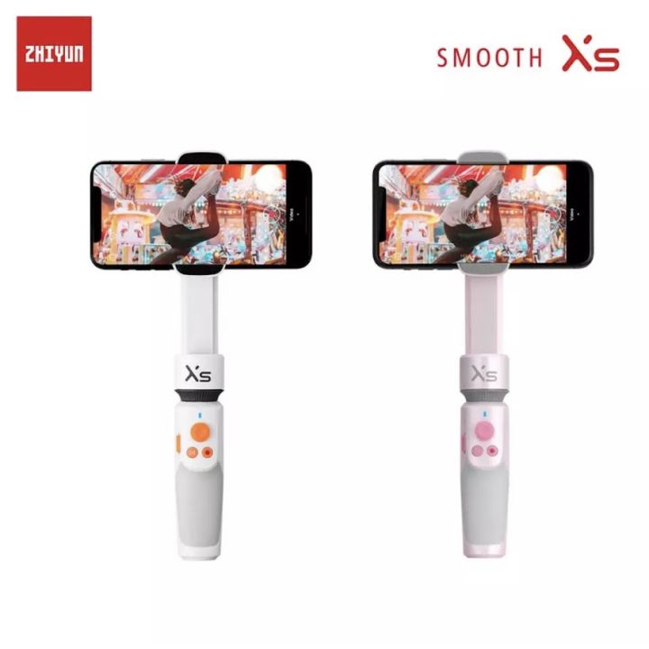 สินค้าขายดี-พร้อมส่ง-zhiyun-smooth-xs-selfie-stick-โทรศัพท์-gimbal-handheld-stabilizer-สมาร์ทมือถือ-gimbal-สำหรับสมาร์ทโฟน