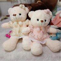 น่ารักกุหลาบกํามะหยี่ดอกไม้ชุดหมีตุ๊กตาตุ๊กตาหมีใหญ่ตุ๊กตาสาวของขวัญสินค้ามากมาย