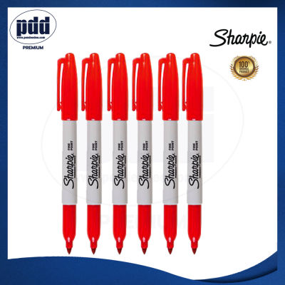 6 pcs. Sharpie Fine Point 1.0 mm Permanent Markers - 6 ด้าม Sharpie ชาร์ปี้ ไฟน์ 1.0 มม ปากกามาร์คเกอร์ ชนิดเขียนติดถาวร มีเลือกสีได้ 19 สี