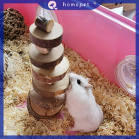 ? Homepet สัตว์เลี้ยงขนาดเล็กแอปเปิ้ลไม้เคี้ยวไม้กิ่งไม้สำหรับกระต่ายหนูแฮมสเตอร์กินีของเล่นแมว