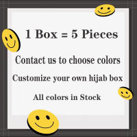 Luxury Scarf Box Muslim Tie-Dye Printed Hijab Scarf Bubble Chiffon Shawl Gradient Color Headband Wrap Foulard Gift Box