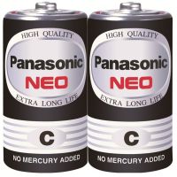 ( Pro+++ ) สุดคุ้ม Panasonic NEO EXTRA HEAVY DUTY Zinc Carbon Battery ถ่านแมงกานีส ขนาด 1.5 V C R14NT/2SL 2 ก้อน/แพ็ค ราคาคุ้มค่า แบ ต เต อร รี่ แบ ต เต อร รี เเ บ ต เต อร รี่ แบ ต เต อร รี่ แห้ง