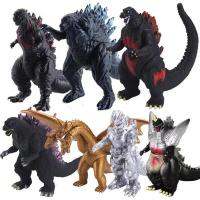 2023 Godzilla Red Lotus Toho ภาพยนตร์มังกรสามหัวของเล่นรูปโมเดลตุ๊กตาไดโนเสาร์มอนสเตอร์นุ่มขนาดใหญ่