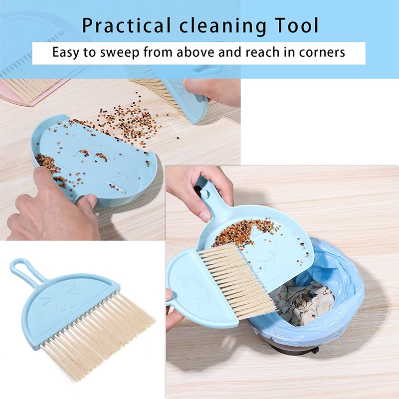 Tool Mini Brush Dustpan Desk Accessories Hand Broom Small Animals Waste 