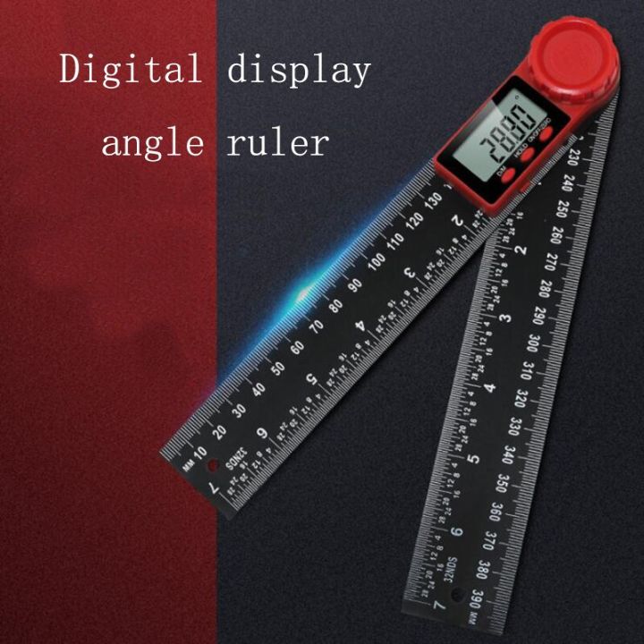 2-in-1 Digital angle ruler Protractor Digital calipers Black vernier ...