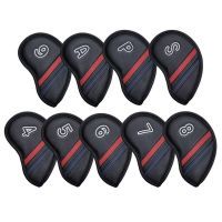 ▬ Golf Iron Cover Cover Irons Club PU Leather Golf Head Cover Golf wood Accessories Golf sand head Cover